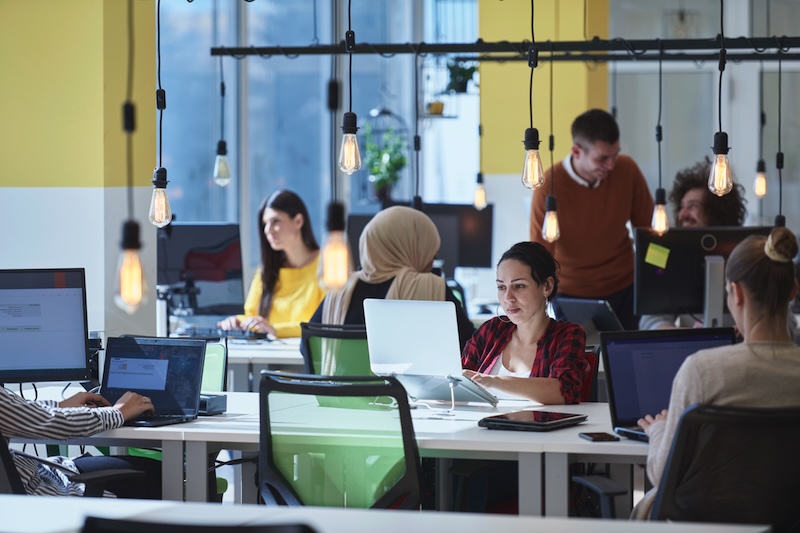 Arbetsplats för co-workning